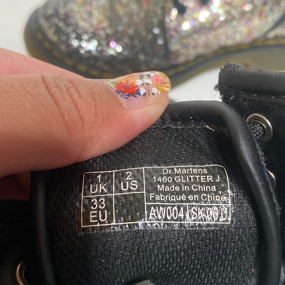 Dr. Martens 1460 Rainbow Glitter Boots - Picture 10 of 14